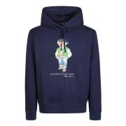 Ralph Lauren Björn Print Sweatshirt Blue, Herr