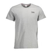 Tommy Hilfiger Kortärmad Bomull T-shirt Grå Gray, Herr