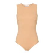 Jil Sander Nude Classic Bodywear Beige, Dam