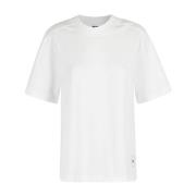 Adidas by Stella McCartney Casual Loose Fit T-Shirt White, Dam