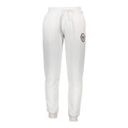 Cavalli Class Vita bomullssportbyxor med logotyp White, Herr