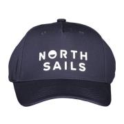 North Sails Blå Visor Cap med Logo Print Blue, Herr