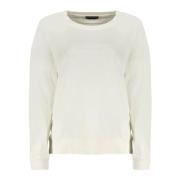 North Sails Vit Långärmad Logo Sweatshirt White, Dam