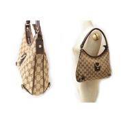 Gucci Vintage Pre-owned Canvas gucci-vskor Brown, Dam