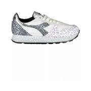 Diadora Stiliga vita sneakers med kontrastsula White, Dam