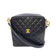 Chanel Vintage Pre-owned Laeder chanel-vskor Black, Dam