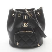 Chanel Vintage Pre-owned Laeder chanel-vskor Black, Dam