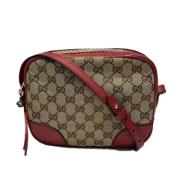 Gucci Vintage Pre-owned Canvas gucci-vskor Brown, Dam