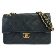 Chanel Vintage Pre-owned Laeder crossbodyvskor Black, Dam