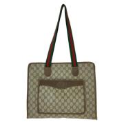 Gucci Vintage Pre-owned Canvas gucci-vskor Brown, Dam