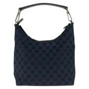 Gucci Vintage Pre-owned Canvas gucci-vskor Black, Dam