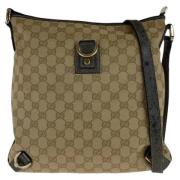 Gucci Vintage Pre-owned Canvas crossbodyvskor Beige, Unisex