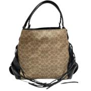 Coach Pre-owned Pre-owned Canvas totevskor Brown, Dam