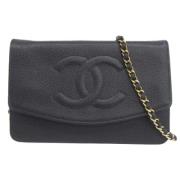 Chanel Vintage Pre-owned Laeder chanel-vskor Black, Dam