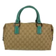 Gucci Vintage Pre-owned Canvas gucci-vskor Beige, Dam