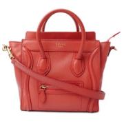 Celine Vintage Pre-owned Laeder celine-vskor Red, Dam