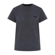 Y-3 T-shirt med logotyp Gray, Dam