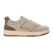 Nerogiardini Högkvalitativa lädersneakers Beige, Herr