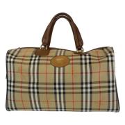 Burberry Vintage Pre-owned Canvas resvskor Beige, Herr