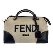 Fendi Vintage Pre-owned Canvas fendi-vskor White, Dam