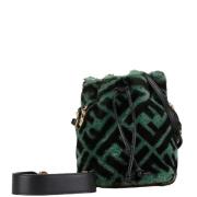 Fendi Vintage Pre-owned Laeder fendi-vskor Green, Dam