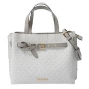 Michael Kors Pre-owned Pre-owned Canvas handvskor White, Dam