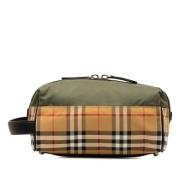 Burberry Vintage Pre-owned Canvas kuvertvskor Multicolor, Dam