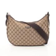 Gucci Vintage Pre-owned Canvas gucci-vskor Brown, Dam