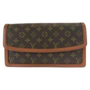 Louis Vuitton Vintage Pre-owned Canvas kuvertvskor Brown, Dam