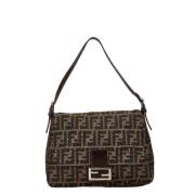 Fendi Vintage Pre-owned Canvas fendi-vskor Brown, Dam