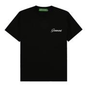 Garment Workshop Svart Crewneck Broderade T-shirts och Polos Black, He...