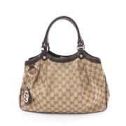 Gucci Vintage Pre-owned Canvas gucci-vskor Brown, Dam