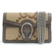 Gucci Vintage Pre-owned Canvas gucci-vskor Beige, Dam