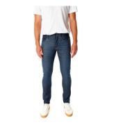 G-star Slim Fit Mid Waist Jeans Blue, Herr