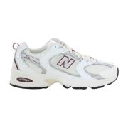 New Balance Stiliga Röda Sneakers för Kvinnor White, Dam