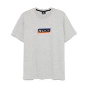 Paul Smith Grå Jersey Logo T-shirt Gray, Herr