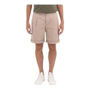 Replay Slim Fit Bermuda Shorts Brown, Herr