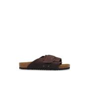 Birkenstock Sandal Kyoto Brown, Herr