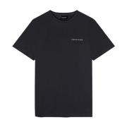 Lyle & Scott Broderad T-shirt för män Black, Herr