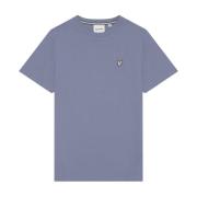 Lyle & Scott Bomull Crewneck T-shirt Blue, Herr