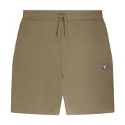 Lyle & Scott Praktiska Sweatshorts för Män Brown, Herr