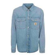 Carhartt Wip Harvey Overshirt Blue, Herr