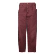 Carhartt Wip Raka byxor med fickor Red, Herr