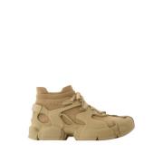 Camper Beige Läder Sneakers Beige, Dam