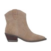 Alma EN Pena Cowboy ankelboot Beige, Dam