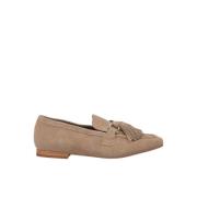 ALMA EN PENA Tassel Loafers Beige, Dam