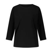 Raffaello Rossi Elegant 3/4 Sleeve Shirt Black, Dam