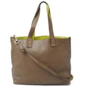 Valentino Vintage Pre-owned Laeder axelremsvskor Beige, Dam