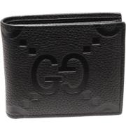 Gucci Vintage Pre-owned Laeder plnbcker Black, Herr