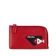 Prada Vintage Pre-owned Laeder plnbcker Red, Dam